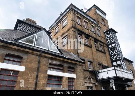 Hook Norton Brewery ist eine regionale Brauerei in Familienbesitz in Hook Norton, Oxfordshire, England Stockfoto