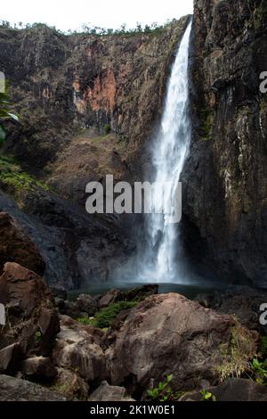 Wallaman Falls, Wasserfall, im tropischen Queensland, Australien Stockfoto