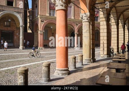 Corte Isolani Piazza Santo Stefano Bologna Italien Stockfoto