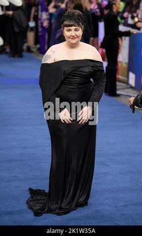 Lena Dunham nimmt an der britischen Premiere von „Catherine Called Birdy“ auf dem Curzon Mayfair am 20. September 2022 in London, England, Teil. Foto von Gary Mitchell/Alamy Live News Stockfoto