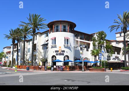 HUNTINGTON BEACH, KALIFORNIEN, 19. SEPTEMBER 2022: Das Surf City Ale House auf der Main Street. Stockfoto