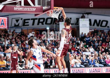 Venedig, Italien. 20. September 2022. Derek Willis (Umana Reyer Venezia) während Umana Reyer Venezia gegen Anadolu Efes, Basketball-Testspiel in Venedig, Italien, September 20 2022 Quelle: Independent Photo Agency/Alamy Live News Stockfoto