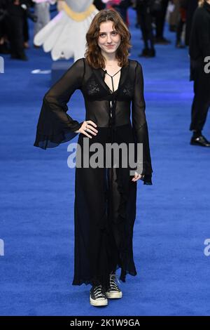 London, Großbritannien. 20. September 2022. Birdy bei der britischen Premiere von Catherine Called Birdy im Curzon Mayfair Kino, London. Bilddatum: Dienstag, 20. September 2022. Bildnachweis sollte lauten: Matt Crossick/Empics/Alamy Live News Stockfoto