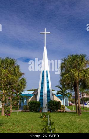 Gemeinde Kirche von Lauderdale am Meer, Fort Lauderdale, Florida, USA. Stockfoto