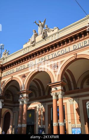 Teatro Arena del Sole Theater Via Dell' Indipendenza in Bologna Italien Stockfoto