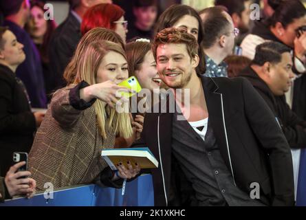 London, Großbritannien. 20. September 2022. Joe Alwyn sah, wie er auf dem Curzon Mayfair in London an der britischen Premiere von Catherine Called Birdy teilnahm. Kredit: SOPA Images Limited/Alamy Live Nachrichten Stockfoto