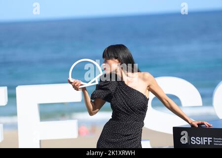 Donostia / San Sebastian. Spanien. 20220921, Nerea Barros besuchte die 'La novia gitana' Photocall während des 70. San Sebastian International Film Festival im Kursaal Palace am 21. September 2022 in Donostia / San Sebastian, Spanien Stockfoto