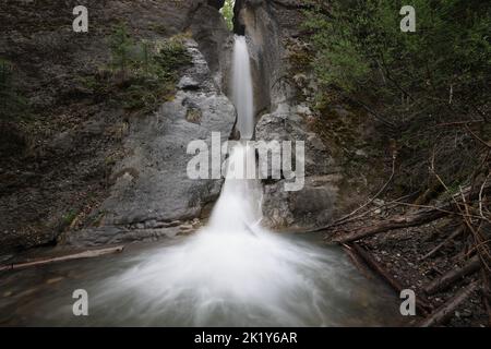 Punchbowl Falls Jasper National Park Stockfoto