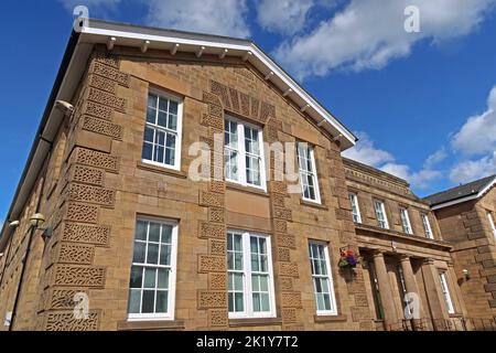 Glossop Town Hall Building, High Peak Borough Council, Glossop, High Peak, Derbyshire, England, UK, SK13 8BS Stockfoto