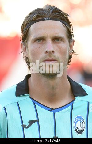 Hans Hateboer von Atalanta BC während der Serie A Match zwischen AS Roma und Atalanta BC im Stadio Olimpico, Rom, Italien am 18. September 2022. Foto von N Stockfoto