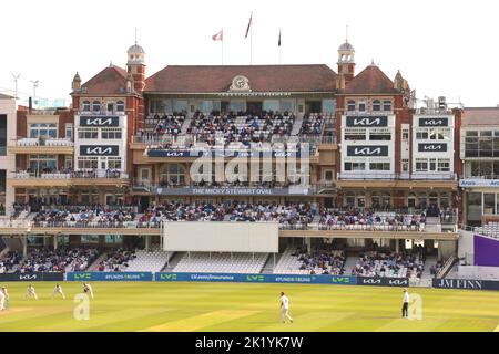 21. September 2022. London, Großbritannien. Surrey nimmt Yorkshire bei der County Championship im Micky Stewart Oval an, Tag zwei. David Rowe/Alamy Live News Stockfoto