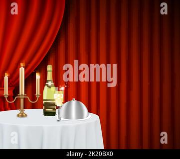 Restaurant Poster Banner Vektor Design Vorlage Stock Vektor