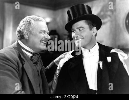 ALAN Hale und ERROL FLYNN als James J. Corbett im GENTLEMAN JIM 1942 Regisseur RAOUL WALSH Warner Bros Stockfoto