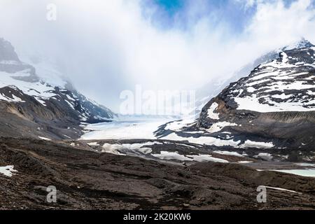 Snow Dome Mountain; Dome Glacier; Columbia Ice Fields; Jasper National Park; Alberta; Kanada Stockfoto