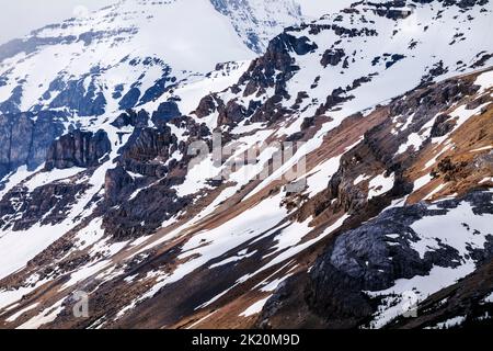 Snow Dome Mountain; Dome Glacier; Columbia Ice Fields; Jasper National Park; Alberta; Kanada Stockfoto