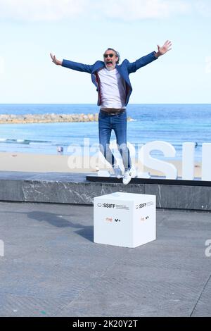 21. September 2022, Madrid, Madrid, Spanien: GINES GARCIA MILLAN nahm an der Fotocall „La novia gitana“ während des San Sebastian International Film Festival 70. im Kursaal Palace Teil. (Bild: © Jack Abuin/ZUMA Press Wire) Stockfoto