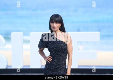 21. September 2022, Madrid, Madrid, Spanien: NEREA BARROS besuchte die Fotocall-Veranstaltung „La novia gitana“ während des San Sebastian International Film Festival 70. im Kursaal Palace. (Bild: © Jack Abuin/ZUMA Press Wire) Stockfoto