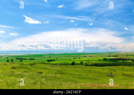 Sharpshooter's Ridge; Little Bighorn Battlefield National Monument; Montana; USA Stockfoto