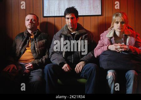 SIMON PEGG, David Schwimmer, ALICE EVE, großes Nichts, 2006 Stockfoto