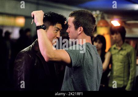 BRIAN TEE, LUCAS BLACK, DAS SCHNELLE UND DAS WÜTENDE: TOKYO DRIFT, 2006 Stockfoto