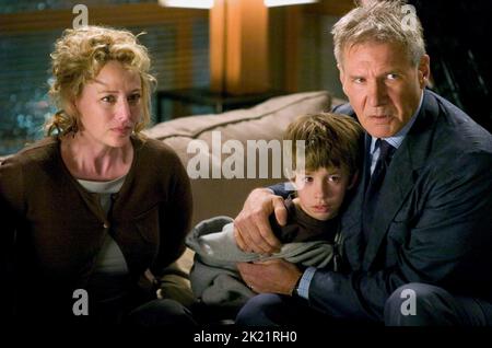 VIRGINIA MADSEN, Jimmy Bennett, Harrison Ford, Firewall, 2006 Stockfoto