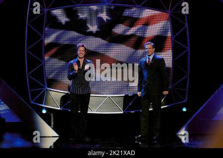 DENNIS QUAID, Hugh Grant, AMERICAN DREAMZ, 2006 Stockfoto