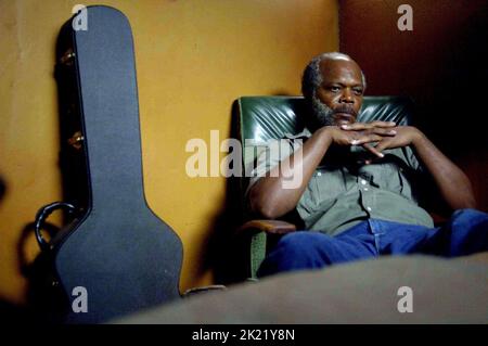 SAMUEL L. JACKSON, SCHWARZER SCHLANGENSTÖHNER, 2006 Stockfoto