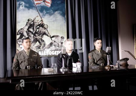 ADAM BEACH, Ryan Phillippe, JESSE BRADFORD, Fahnen unserer Väter, 2006 Stockfoto