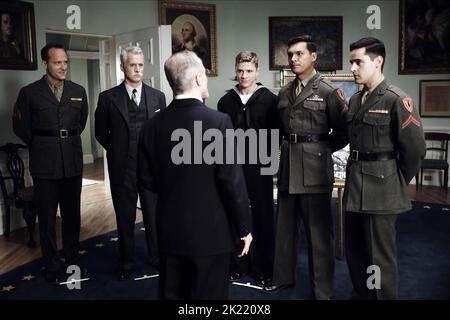 JOHN BENJAMIN HICKEY, JOHN SLATTERY, DAVID PATRICK KELLY, Ryan Phillippe, ADAM BEACH, JESSE BRADFORD, Fahnen unserer Väter, 2006 Stockfoto