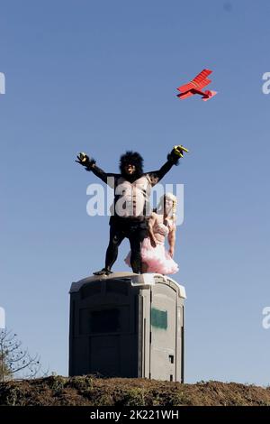 EIN MANN, JACKASS NUMMER ZWEI, 2006 Stockfoto