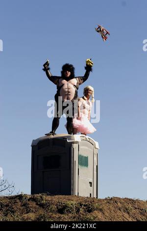 EIN MANN, JACKASS NUMMER ZWEI, 2006 Stockfoto