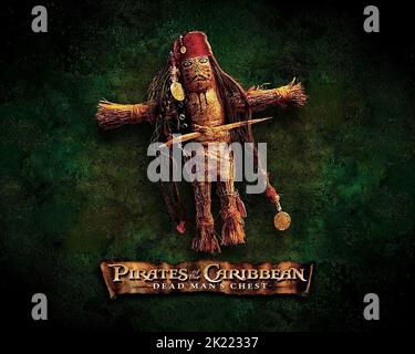 JACK SPERLING VOODOO-PUPPE, PIRATEN DER KARIBIK: DEAD MAN'S BRUST, 2006 Stockfoto