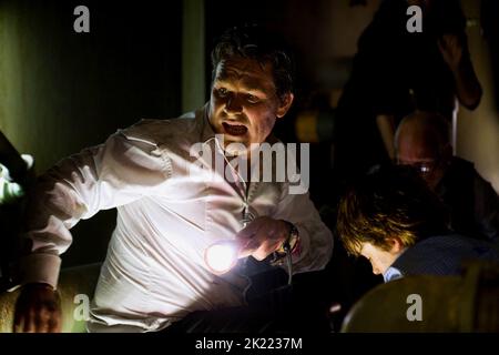 KURT RUSSELL, Jimmy Bennett, POSEIDON, 2006 Stockfoto