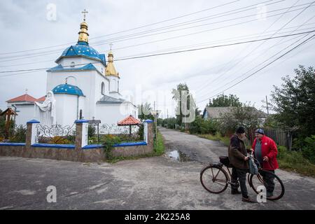 Balaklija, Ukraine, 20. September 2022, Denkmal des Dichters Taras