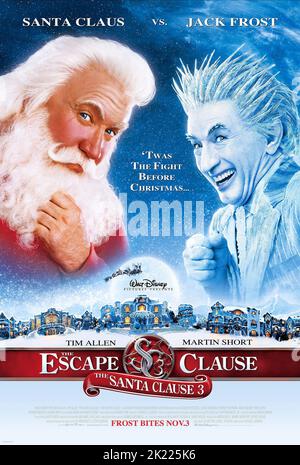 TIM ALLEN, MARTIN SHORT, Plakat, die Santa Clause 3: The Escape Clause, 2006 Stockfoto