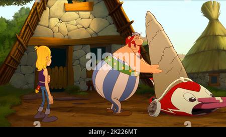 GOUDURIX, OBELIX, ASTÉRIX UND DIE WIKINGER, 2006 Stockfoto