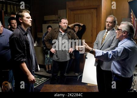 DICAPRIO,WINSTONE,NICHOLSON,SCORSESE, DER ABGESIEBENE, 2006 Stockfoto