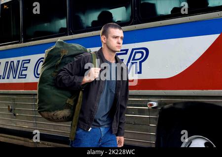 JUSTIN TIMBERLAKE, SCHWARZES SCHLANGENSTÖHNEN, 2006 Stockfoto