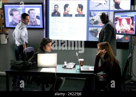 MORROW,KRUMHOLTZ,FARR,BALLARD, NUMB3RS, 2006 Stockfoto