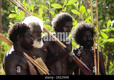 Mit RICHARD BIRRINBIRRIN, zehn Kanus, 2006 Szene Stockfoto