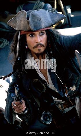 JOHNNY DEPP, PIRATEN DER KARIBISCHEN MEERE: Dead Man's Chest, 2006 Stockfoto