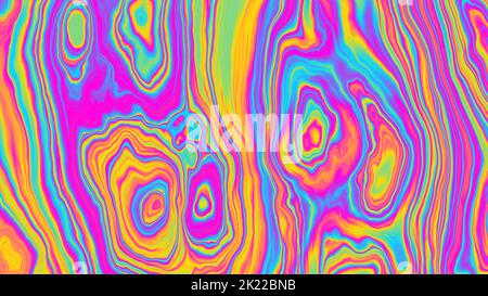 Abstrakter Psychedelische Rainbow Gradient Swirls Hintergrund Stockfoto