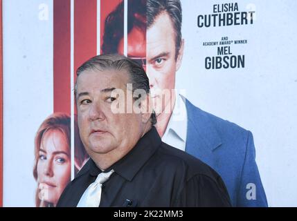 Los Angeles, USA. 21. September 2022. Gilbert Galvan Jr. kommt bei der BANDIT-Weltpremiere an, die am Mittwoch, dem 21. September 2022, im Harmony Gold in Los Angeles, CA, stattfand. (Foto: Sthanlee B. Mirador/Sipa USA) Quelle: SIPA USA/Alamy Live News Stockfoto