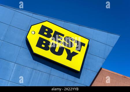 Best Buy-Geschäft in Portland, Oregon, USA Stockfoto