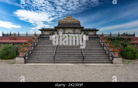 Neuer vrindaban West virginia Tempel Stockfoto