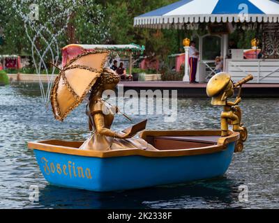 Rust, Deutschland - 1. September 2022: Der Europa-Park ist der größte Freizeitpark in Deutschland und der zweitbeliebteste Freizeitpark in Europa Stockfoto