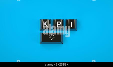 kpi-Tastatur Stockfoto