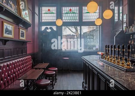 The Swan & Railway Pub in Wigan, Großbritannien Stockfoto