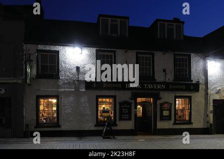 The Bank Pub, Stadt Keswick, Lake District National Park, Cumbria County, England, Großbritannien Stockfoto