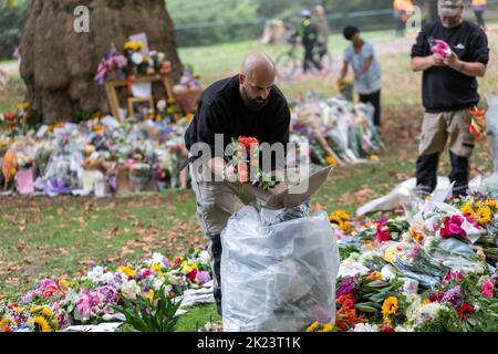 Die Nation trauert weiterhin um den Verlust von Königin Elisabeth II. Am Donnerstag. Bild aufgenommen am 11.. September 2022. © Belinda Jiao jiao.bilin@gmail.com 0 Stockfoto